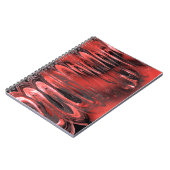 赤から黒へ超現実的春 ノートブック (左側)