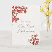 赤から1年 カード (黄色い花)