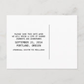 赤かわいいゲーマー日付はがきを保存 案内ポストカード (裏面)