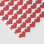 赤かわいいハートパターンティッシュペーパー 薄葉紙 (詳細)