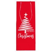 赤かわいいメリークリスマス ワインギフトバッグ (裏面)