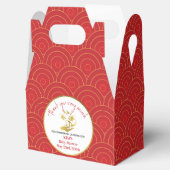 赤かわいい小さなドラゴン1は途中の赤ちゃんシャワー フェイバーボックス (オープン)