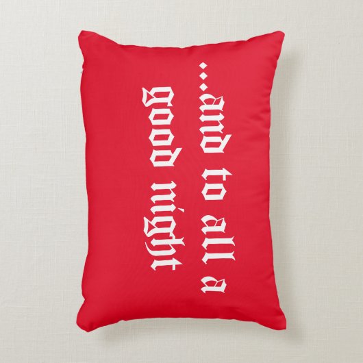 赤かわいらしいクリスマス訛り枕 アクセントクッション (正面(垂直))