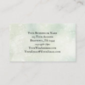 赤かわいらしいラズベリーと花感動的、 名刺 (裏面)