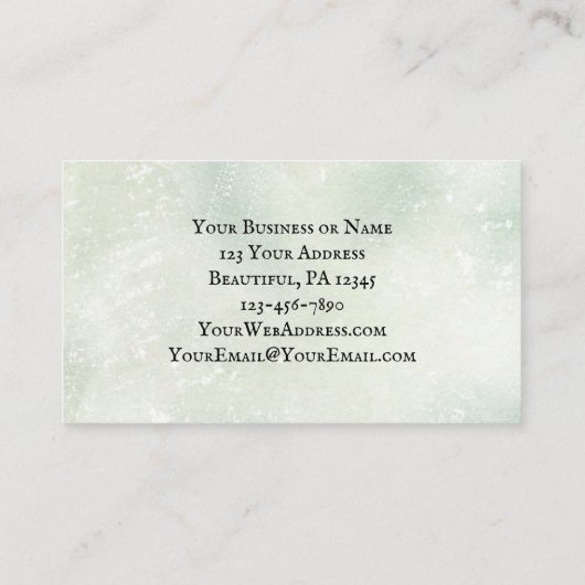 赤かわいらしいラズベリーと花感動的、 名刺 (裏面)