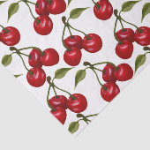 赤かわいらしさくらんぼ水色 薄葉紙 (詳細)