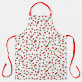赤かわいらしさくらんぼ エプロン (正面)