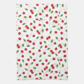赤かわいらしさくらんぼ キッチンタオル (縦)