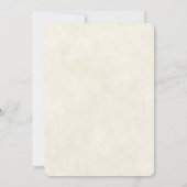 赤かわいらしちゃんシャワーを浴びる水彩鹿 招待状 (裏面)