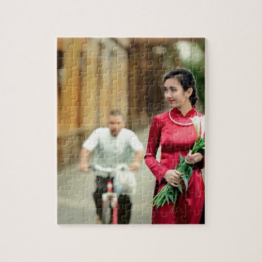 赤かわいらしで ジグソーパズル (縦)