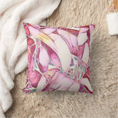 赤かわいらしとバラフローラ クッション (ブランケット)