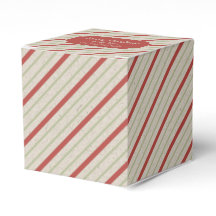 赤かわいらしと緑のストライプバッジ