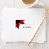 赤かわいらしと黒の住所 シール (インサイチュ)