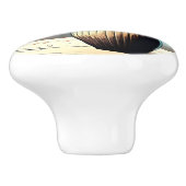 赤かわいらしケピーの花瓶 セラミックノブ (側面)