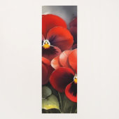 赤かわいらしパンは水絵画色 ヨガマット (裏面)