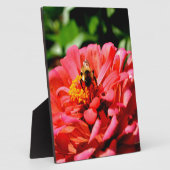 赤かわいらしフローラ フォトプラーク (側面)