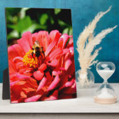 赤かわいらしフローラ フォトプラーク (側面)