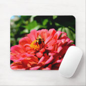 赤かわいらしフローラ マウスパッド (マウス)