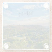 赤かわいらし翼ガラスコースター ガラスコースター (裏面)