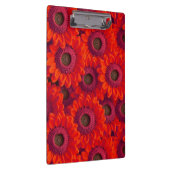 赤かわいらし花模様 クリップボード (右)