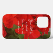 赤かわいらし花特別宝聖句 Case-Mate iPhoneケース (裏面 (横))