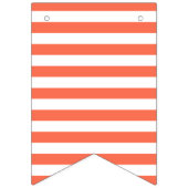 赤か白及び青か白いストライプの バンティングフラッグ (第2の旗)