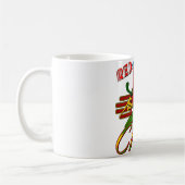 赤か緑か。 コーヒーマグカップ (左)