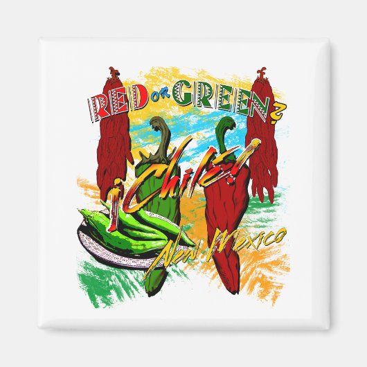 赤か緑? マグネット (正面)