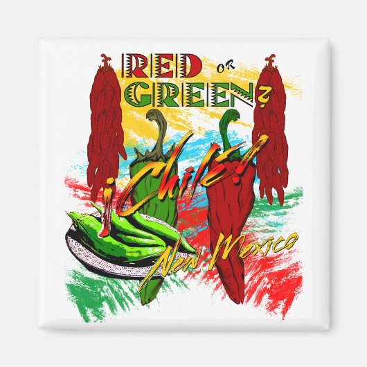 赤か緑？ マグネット (正面)