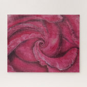 赤がクローズアップで上昇した ジグソーパズル (横)