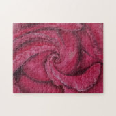 赤がクローズアップで上昇した ジグソーパズル (横)