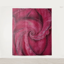 赤がクローズアップで上昇した タペストリー