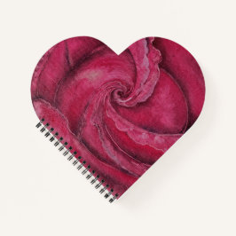 赤がクローズアップで上昇した ノートブック