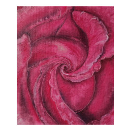 赤がクローズアップで上昇した フォトプリント           