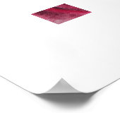 赤がクローズアップで上昇した ポスター (角)