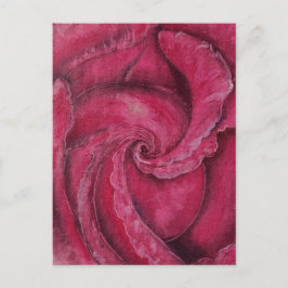 赤がクローズアップで上昇した ポストカード