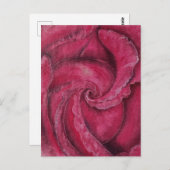 赤がクローズアップで上昇した ポストカード (正面/裏面)