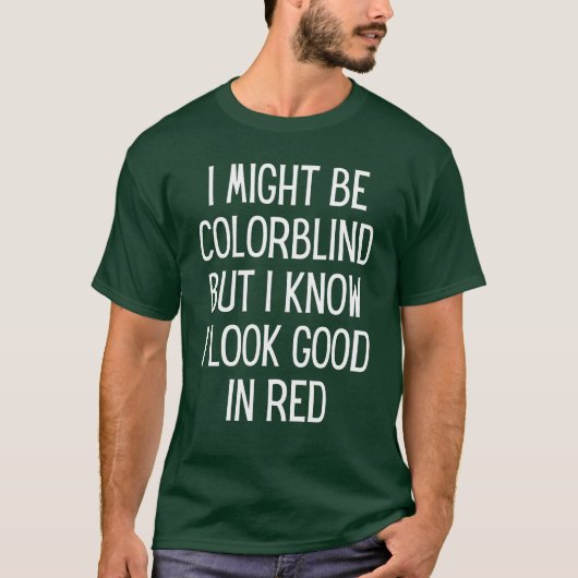 赤が似合ってるのは確か Tシャツ (正面)