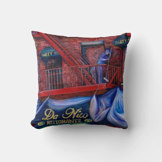 赤が好きじゃないのか？ニューヨーク·ニューヨーク クッション (正面)