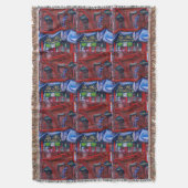 赤が好きじゃないのか？ニューヨーク·ニューヨーク スローブランケット (正面縦)