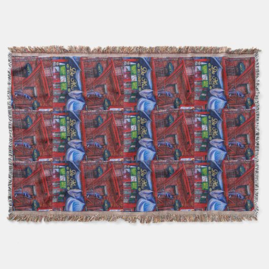 赤が好きじゃないのか？ニューヨーク·ニューヨーク スローブランケット (正面)