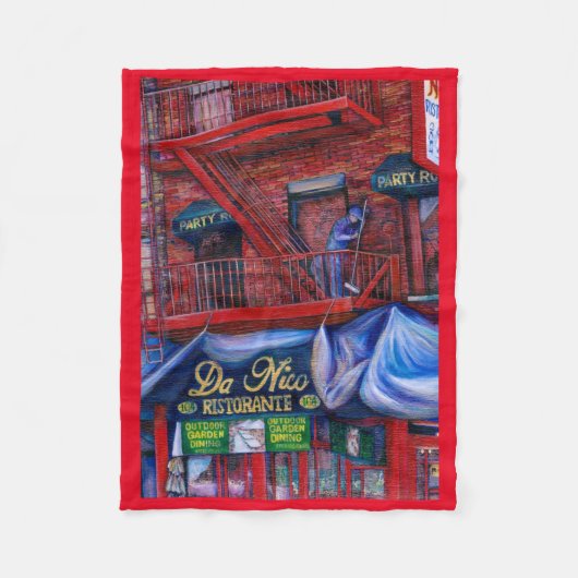 赤が好きじゃないのか? フリースブランケット (正面)