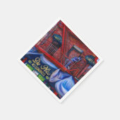 赤が好きじゃない絵を描の?ニューヨーク,ニューヨーク スタンダードカクテルナプキン (角)