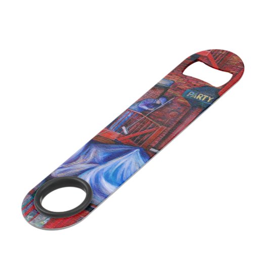 赤が好きじゃない絵を描の?ニューヨーク・ニューヨーク スピード栓抜き (裏面アングル)