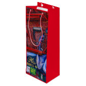 赤が好きじゃない絵を描の? ワインギフトバッグ (裏面アングル)