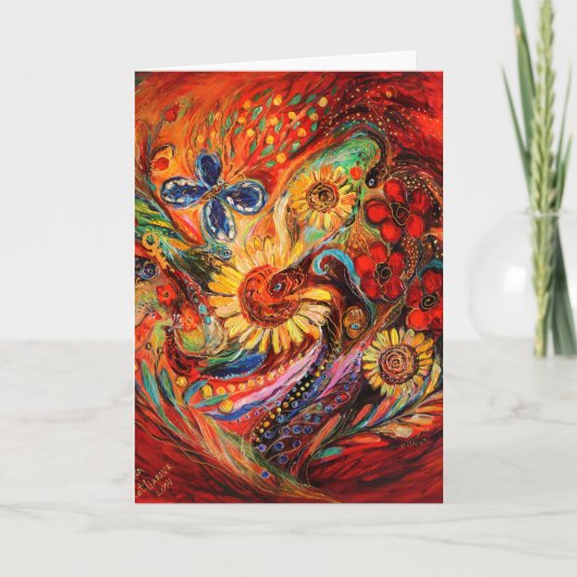 赤が赤に カード (正面)