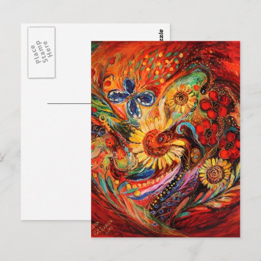 赤が赤に ポストカード (正面/裏面)