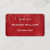 赤きらきら光るのダイヤモンド 名刺 (正面)