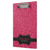 赤きらめくグリッター クリップボード (左)