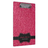 赤きらめくグリッター クリップボード (右)